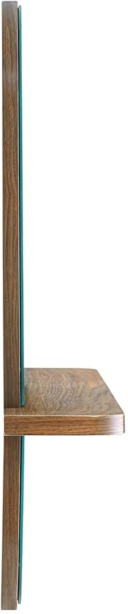 Modway EEI-6349-WAL Solstice Mirror, Walnut