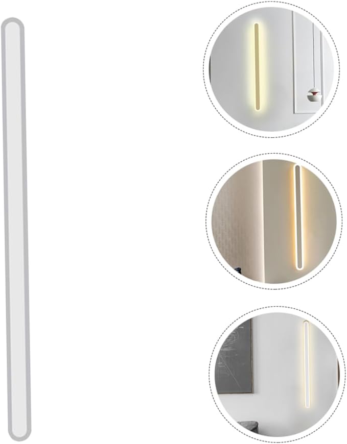 DOITOOL Chic Long Wall-Mounted Light for Bedroom and Aisle Minimalist Warm Light Fixture Atmosphere Illumination Durable Iron Material