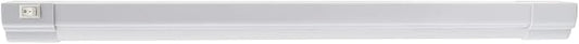 Maxxima 18 inch LED Under Cabinet Light - 900 Lumens Warm White 3000K, Undermount Strip Lighting for Kitchen, Closet, and Bedroom, On/Off Switch, Plug in