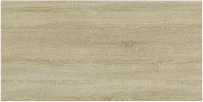 Set of 4 Wall Mounted Floating Shelves, 39.4 Inch Sonoma Oak Engineered Wood Shelving for Living Room, Bedroom and Office Storage, Rectangular Display Boards