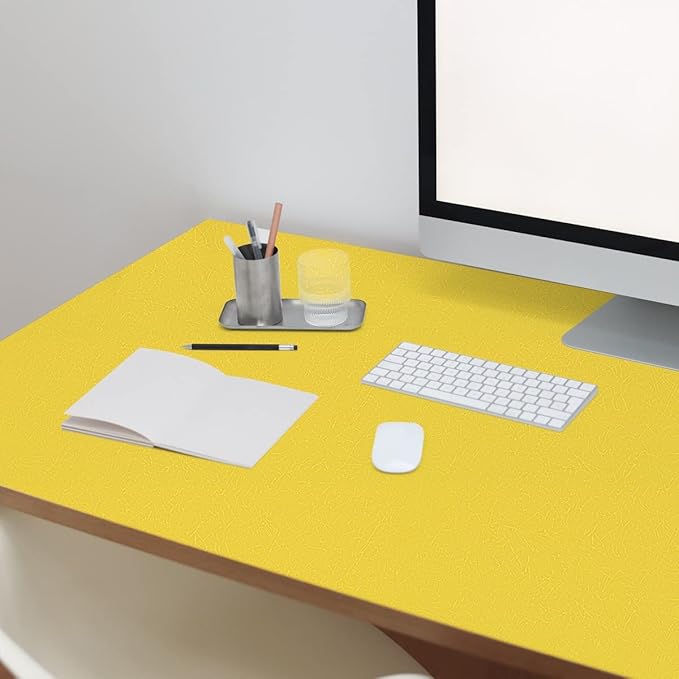 Abyssaly Yellow Wallpaper Peel and Stick Removable Wallpaper for Girls Bedroom Self Adhesive Embossed Silk Textured Contact Paper Modern Home Decorative Shelf Liner Paper 15.7" X 196.8"