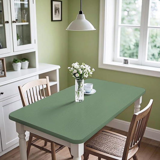 Wood Contact Paper Green Peel and Stick Wallpaper,Thickened No Tearing Vinyl Wrap Sticker, Self Adhesive Waterproof Faux Wood Grain Wallpaper Covering Cabinets Desk Furniture Decoration 11.8" x 197"