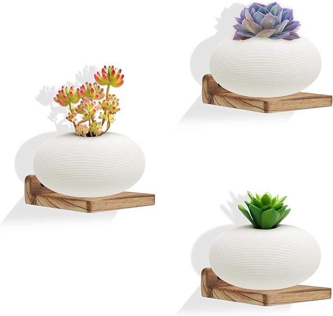 Small Floating Shelf,5 Inch Carbonized Black,Set of 3 Small Wall Shelf for Bedroom Living Room Bathroom Kitchen Office