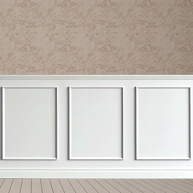 3-Frame 20" x 30" Premade Accent Wall Molding Kit, Ready-to-Assemble Wainscoting Panels, Pre-Cut Chair Rail Moulding Trim Picture Frame for Home Décor
