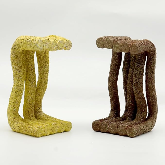 Lukitas Curved Wave Decorative Bookends - Heavy Duty Non-Slip Book Holders, Modern Artistic Ornaments for Office Home Bookshelf Decor, Resin 7.5''