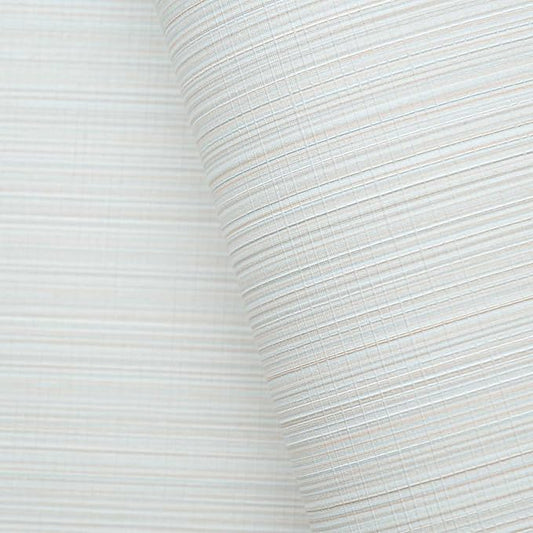 20.8" x 196.8" Grasscloth Peel and Stick Wallpaper, Whinte Neutral Textured Wallpaper for Bedroom Bathroom Office Self-Adhesive Thick Fabric Wall Paper