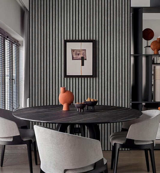 Wallpaper Peel and Stick Wood Grating Stripe Self-Adhesive Wallpaper Faux Wood Contact Paper Wood Slats Self Adhesive Wall Paper PVC Vinyl Film Removable Waterproof (Wood D, 17.3" x 393")