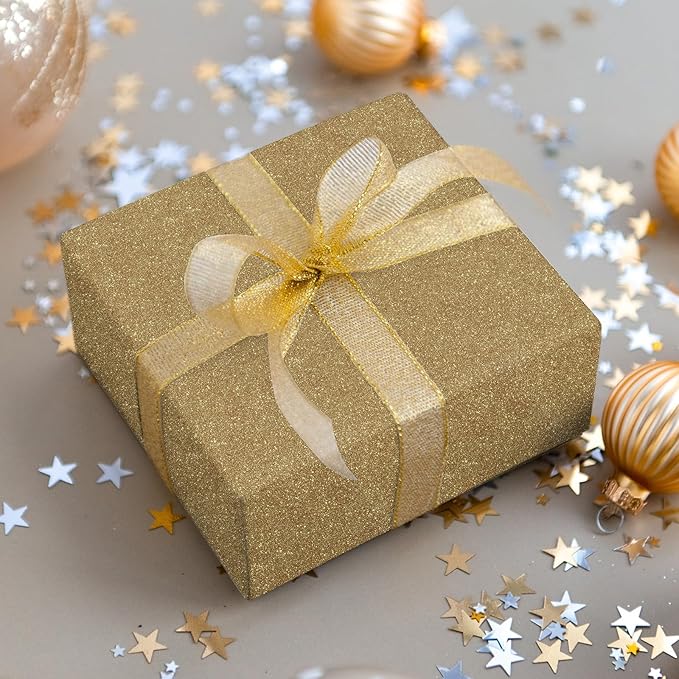 CHIHUT Champagne Gold Glitter Contact Paper Peel and Stick Wallpaper Sparkle Glitter Removable Self Adhesive Wallpaper Textured Fabric Wall Paper Roll for Bedroom Walls Cabinets Dresser 15.7''x100''