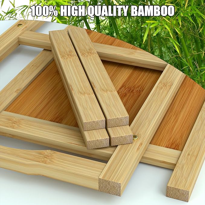 6-Tier Free Standing Shoe Racks, Bamboo Wood Shoe Rack for Entryway & Closet, Holds up to 24 Pairs of Shoes