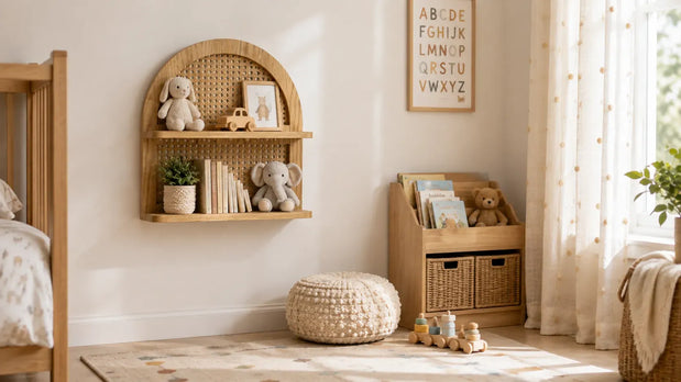 boho shelf decor