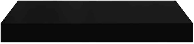 Black Honeycomb MDF Metal Small Wall Shelf Set of 4, Floating Wall Shelves for Home Decor and Space Saving Storage, Modern Display Shelves for Living Room Bedroom Office