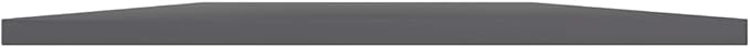Set of 8 High Gloss Gray Floating Shelves, 23.6x19.7 Inch Wall Mounted Storage Shelving Unit for Living Room, Modern Engineered Wood Display Ledge