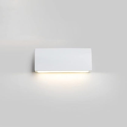 LED Rectangle Wall Light Modern Wall Sconce Lamp, Minimalist Wall Sconces Indoor Lighting Fixtures for Living Room Bedroom Bedside, 4000K Natural White Wall Wash Lights