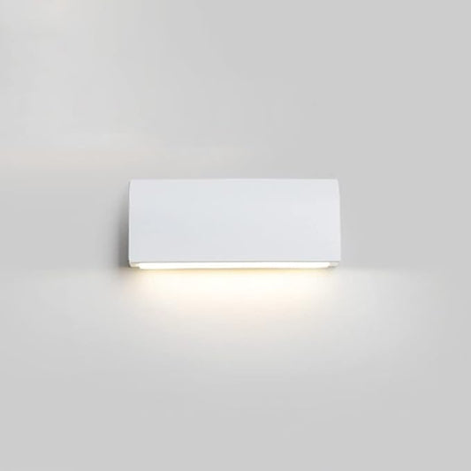 LED Rectangle Wall Light Modern Wall Sconce Lamp, Minimalist Wall Sconces Indoor Lighting Fixtures for Living Room Bedroom Bedside, 4000K Natural White Wall Wash Lights