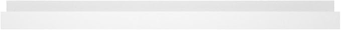 Wallniture Denver 34" White Wall Bookshelf for Kids' Room, Wall Floating Shelves for Nursery Decor, Set of 2
