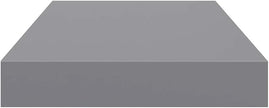 Floating Wall Shelves 2 pcs Gray 15.7