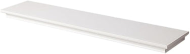 AHDECOR White Floating Shelves Wall Mounted, Deeper Wall Storage Shelf for Home Décor, Super Sturdy, Easy to Install, 36” Wide, 7.75” Deep
