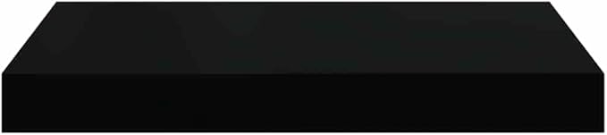 Black Honeycomb Floating Wall Shelf 15.7 Inch, Modern MDF and Metal Wall Mounted Shelf for Home Decor, Sturdy Storage Organizer