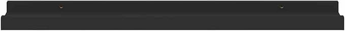 Picture Frame Ledge Shelves, Wall Mounted Display Shelves 60x9x3 cm MDF for Photo Display and Wall Decoration