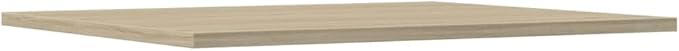Set of 8 Sonoma Oak Floating Shelves 23.6 x 19.7 in, Engineered Wood Wall Mounted Storage Display Boards for Books, Plants, and Home Decor, Matte Finish