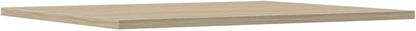 Set of 8 Sonoma Oak Floating Shelves 23.6 x 19.7 in, Engineered Wood Wall Mounted Storage Display Boards for Books, Plants, and Home Decor, Matte Finish
