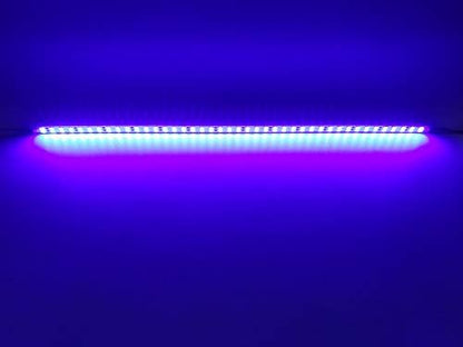 ICIH Under Cabinet LED Lighting 10Pack Rigid DC 12V LED Light Strip Light Super Bright Led Bar - Blue SMD5630 9W 84LED Double Row 0.5m/20in for Kitchen,Counter,Shelf,Showcase