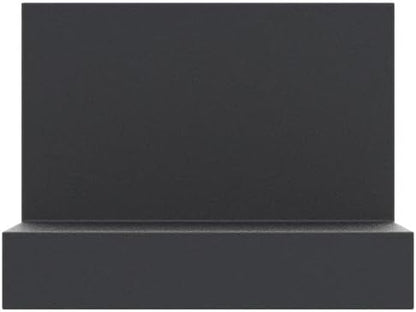 7-Pack Small Floating Shelves for Wall by RicherHouse, Plastic Black Shelf 4 Inch Display Ledges Room Decor, Mini with 2 Types of Installation (Adhesive or Screw)