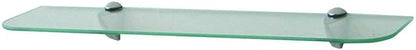 Shelf-Made KT-0134-624SN Glass Shelf Kit, Satin Nickel, 6-Inch by 24-Inch