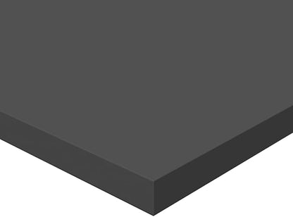 Set of 4 Floating Wall Shelves, Modern Grey Engineered Wood Rectangular Display Shelf for Books, Plants, and Home Decor, 15.7 x 19.7 Inch Storage Organizers