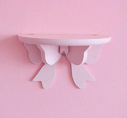 NAA Kawaii Wood Floating Shelf Kawaii Wall Decor Kawaii Room Decor Kawaii Pink Room Décor, Pastel Pink