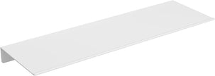 Danpoo White Floating Shelf for Wall Storage, Metal Wall Shelf for Living Room/Bathroom/Kitchen, Display Shelf for Collectibles, 16
