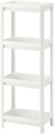 HIEEY 4 Tier Bathroom Shelf,Bathroom Rack, Shelves Organizer, for Bathroom Laundry Pantry Kitchen Narrow Places