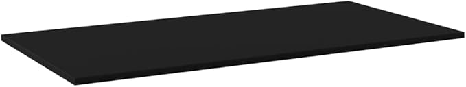 Set of 4 Wall Mounted Floating Shelves, 39.4 Inch Minimalist Engineered Wood Storage Shelf for Living Room, Bedroom and Home Office Display, Black