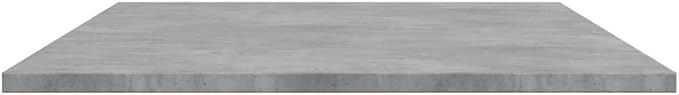 Set of 4 Floating Wall Shelves, 39.4 Inch Modern Concrete Grey Engineered Wood Storage Shelving for Living Room, Bedroom, Home Office Decor
