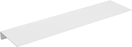 Danpoo White Floating Shelf for Wall Storage, Metal Wall Shelves for Living Room/Bathroom/Kitchen, Bedroom, 20” Long Display Shelf for Collectibles