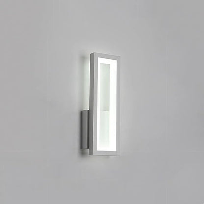 LED Wall Light Modern Metal Wall Sconce Lighting 16W Bedside Wall Lamp, Nordic Rectangle Wall Sconces Indoor Wall Wash Lights for Living Room Bedroom Bedside Hallway