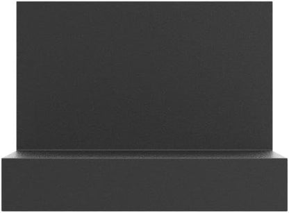 RICHER HOUSE 3-Pack Small Floating Shelves for Wall, Plastic Black Shelf 4 Inch Display Ledges for Small Decor, Mini Shelf for Wall with 2 Types of Installation (Adhesive or Screw)