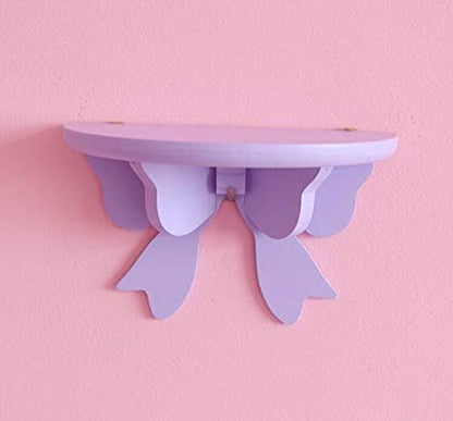 Kawaii Wood Floating Shelf - Kawaii Wall Decor for Pink Room