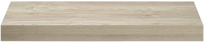 Floating Wall Shelf Modern Oak Honeycomb MDF 19.7 in x 9.1 in x 1.5 in for Living Room Bedroom Office with Invisible Mounting and Durable Construction