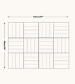 Felt Panels for Interior Decor, Accent Wall Paneling White Wall Decor for Bedroom Living Room & Office, Peel and Stick, Sound Absorbing – 12 Pack Felt Tiles with Adhesive - Camel