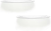 SetGame 2-Pack 24 Inch Acrylic Wall Shelves Wall Decor Wall Mounted, Floating Bookshelves Wall Ledge Shelf, Acrylic Shelves for for Action Figures Display, Room Décor, Space Saving, Items Organizer