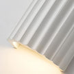 7 Inch Large Contemporary White Wall Sconce Modern Wall Light Up and Down 2 Lights Wall Mounted Lamp Nordic Resin Plaster Sconces Lighting for Living Room Bed Room Stairway Hallway