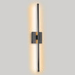 Modern LED Wall Sconces, Hardwired Wall Sconces, 3000K Warm Light Wall Lamp,Black Wall Light Fixtures for Living Room, Bathroom, Bedroom