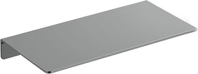 Danpoo Small Floating Shelf for Wall Storage, Mini Display Shelf for Collectibles, Metal Wall Shelf for Bathroom/Living Room/Kitchen/Bedroom(Grey, 8