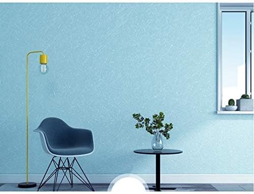 MelunMer Blue Peel and Stick Wallpaper 118In L 15.7In W Self Adhesive Removable Wallpaper for Bathroom/Bedroom Modern Contact Paper Silk Textured Blue Contact Paper for Cabinets Shelf Waterproof