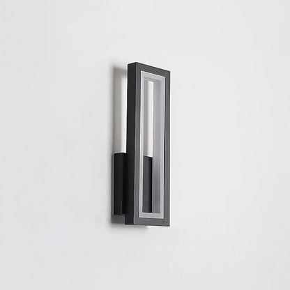LED Wall Light Modern Metal Wall Sconce Lighting 16W Bedside Wall Lamp, Nordic Rectangle Wall Sconces Indoor Wall Wash Lights for Living Room Bedroom Bedside Hallway