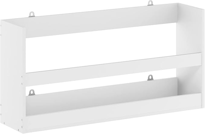 Furinno Hermite Multipurpose Wall Mounting Storage Shelf, White