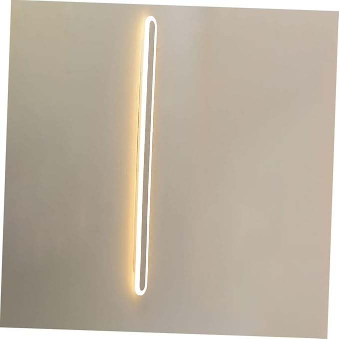 Minimalist LED Bedroom Wall Light Warm White Modern Iron Strip Lamp for Bedside and Corridor Energy Saving Contemporary Wall Sconce with Durable Craftsmanship and Easy Installation