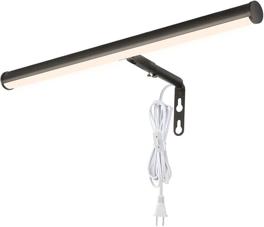 Plug in LED Picture Lights for Paintings, 16inch 3000K Adjustable Art Light Gallery LED Wall Light Wall Sconces for Display Art Work, Oil Rubbed Bronze Finish, 6W CRI90+, ETL
