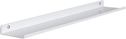 Floating Ledge, Photo Shelf, Art Ledge - Very Durable and Made in The USA (White, 18")
